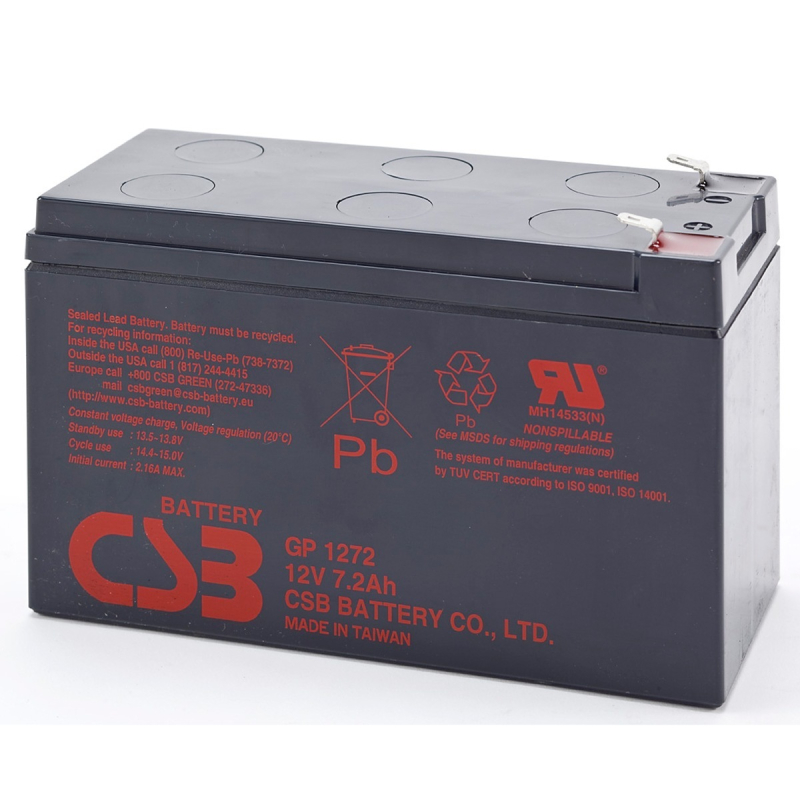 Batteria Piombo 12V 7.2Ah Csb (151X65X100) (GP1272F1)