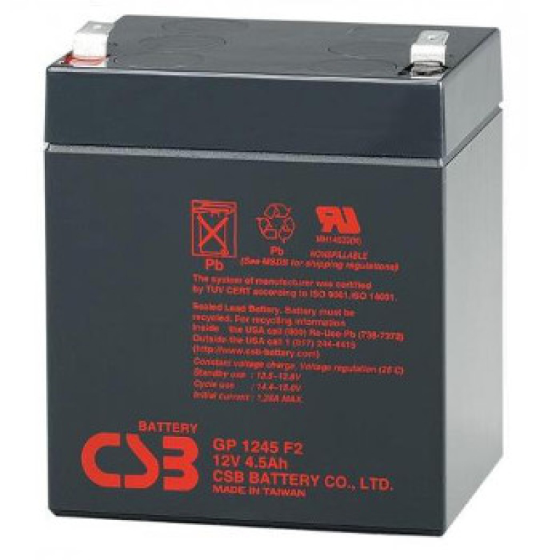 Battery Lead 12V 4.5Ah Csb (90X70X106) (GP1245)
