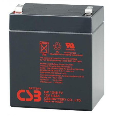 Battery Lead 12V 4.5Ah Csb (90X70X106) (GP1245)