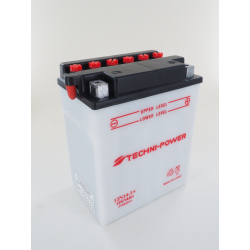 Batterie Plomb Démarrage 12V 14Ah +D 12N14-3A avec acide