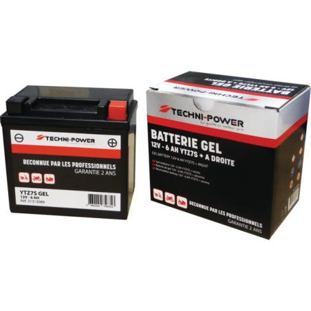 Batterie Démarrage 12V 6 Ah +D (112x69x103)