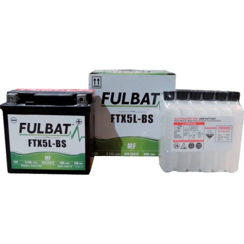 Lead 12V 4Ah YTX5L-BS battery