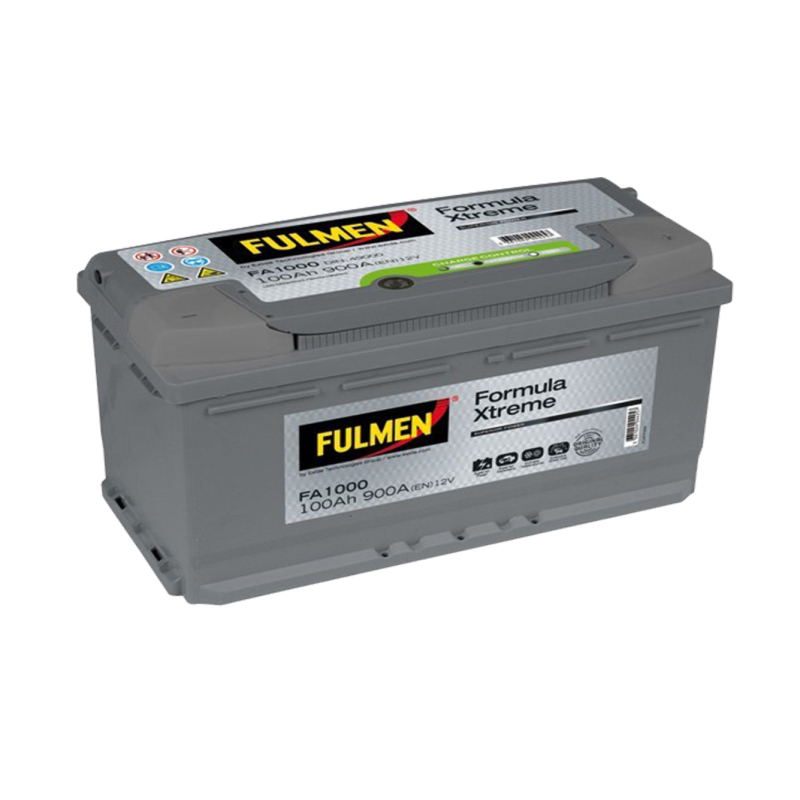 Batteria Piombo Avvio 12V 100Ah Originale 353X175X190 Borne auto +D FA1000