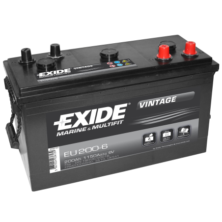 Batterie Plomb 6V 200Ah 1150EN (398x175x234mm) DIAG