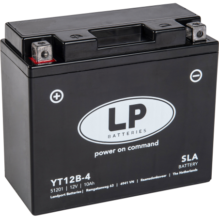 Batterie Moto étanche 12V 10Ah YT12B-4 / YT12B-BS
