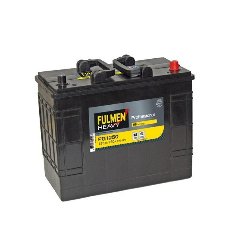 Batterie Plomb 12V 125Ah 760EN (350x173x280) +D