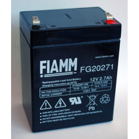 Batteria Piombo 12V 2.7Ah Fiamm (79X56X106) (FG20271)