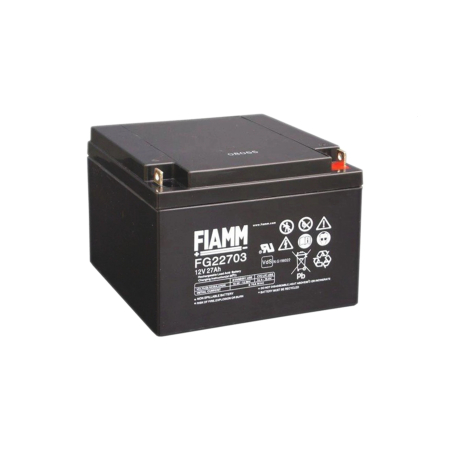 Batteria Piombo 12V 27Ah Fiamm (166X175X125) (FG22703)