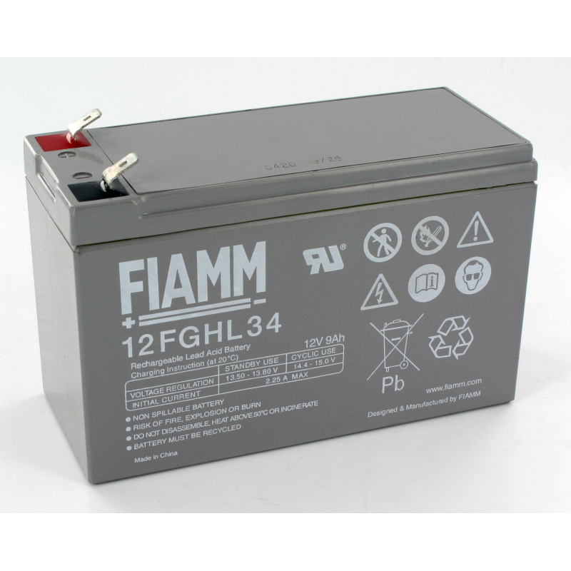 Battery Lead 12V 9Ah Fiamm (151X65X94) (12FGHL34)