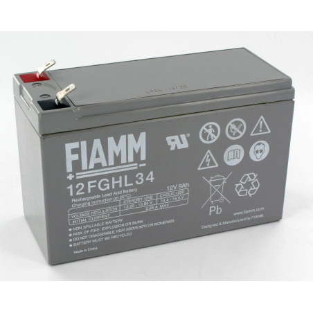 Batteria Piombo 12V 9Ah Fiamm (151X65X94) (12FGHL34)