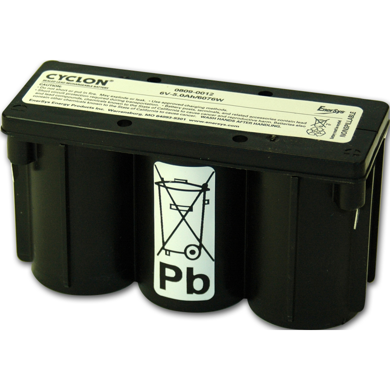 Batteria Piombo 6V 5Ah ENERSYS (139X54X77) (PBM650)