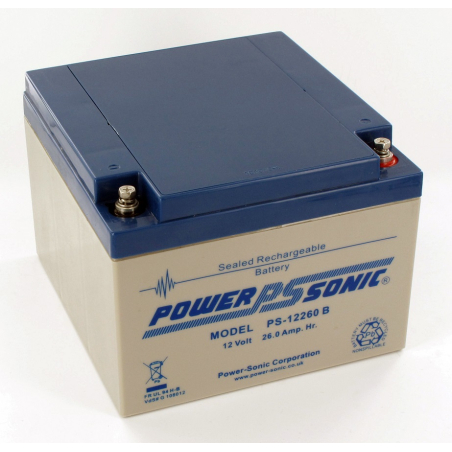 Batteria Piombo 12V 26Ah Power Sonic (167X176X126) (PS12260)