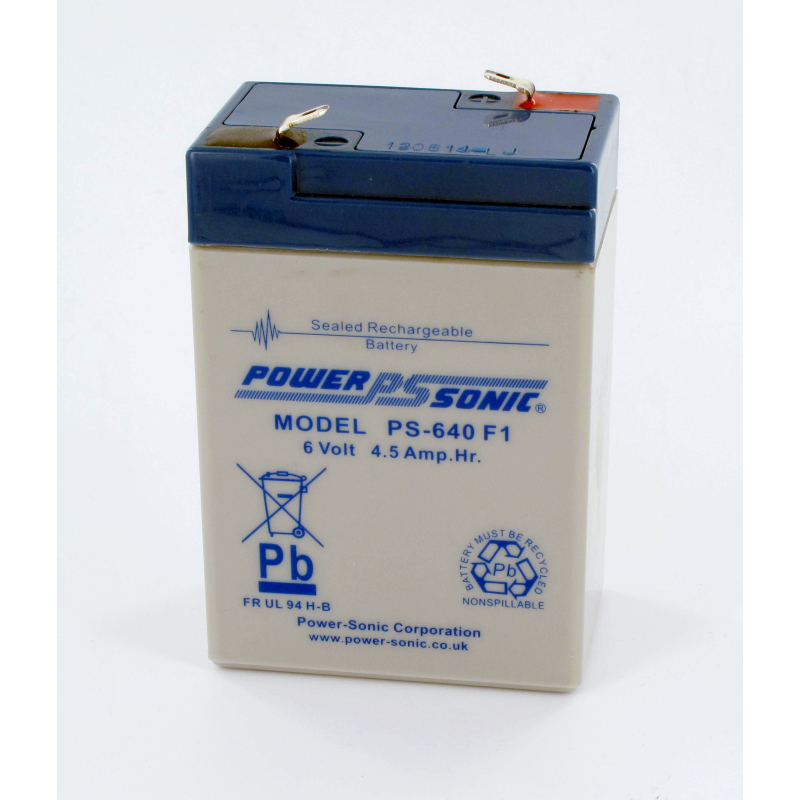 Battery Lead 6V 4Ah Power Sonic (70X47X106) (PS640)