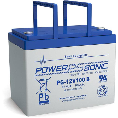 Battery Lead 12V 100Ah Power Sonic (305X168X213) (PG12V100)