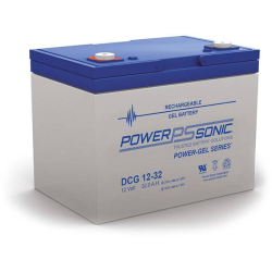 Batteria Piombo 12V 32Ah Power Sonic (195X130X180) M6 (DCG12-32)