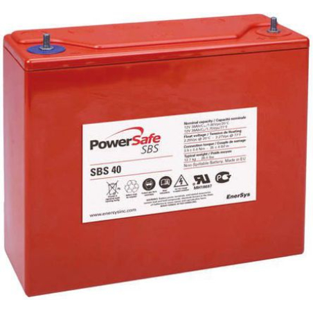 Battery Lead 12V 38Ah ENERSYS (250X97X206) (SBS40)