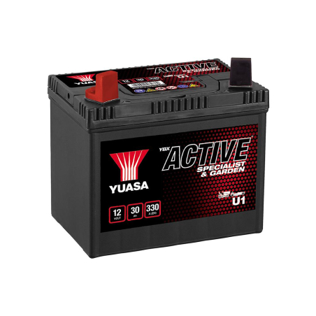 Battery 12V 30Ah polarity left Yuasa Garden