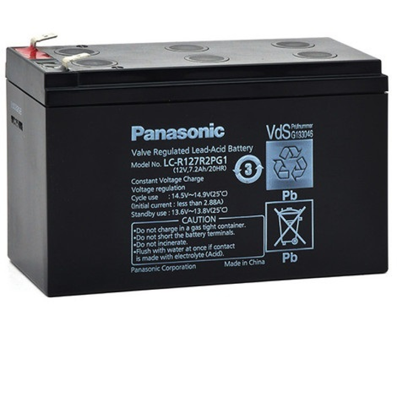 Battery Lead 12V 7.2Ah Panasonic (151X65X94) (P712L)