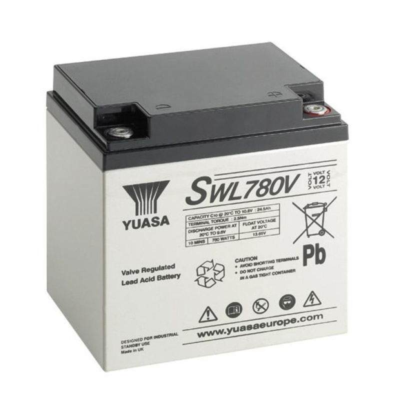 Batteria Piombo 12V 27Ah Yuasa (166X125X175) M5 (SWL780V)
