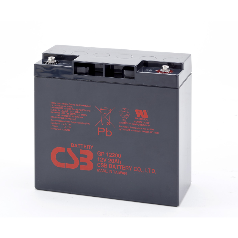 Batteria Piombo 12V 20Ah Csb (181X76X167) (GP12200)