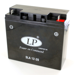 Batterie Plomb 12V 20Ah (180x75x165) +D Démarrage Moto