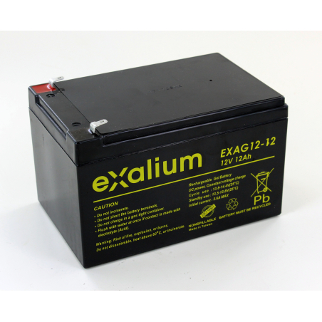 Batteria Piombo 12V 12Ah EXALIUM (151X98X93) F2 (EXAG12-12)