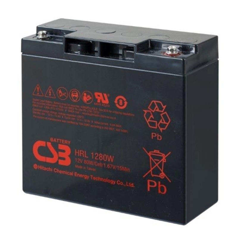 Batteria Piombo 12V 14.6Ah Csb (181X76X167) (HRL1280W)