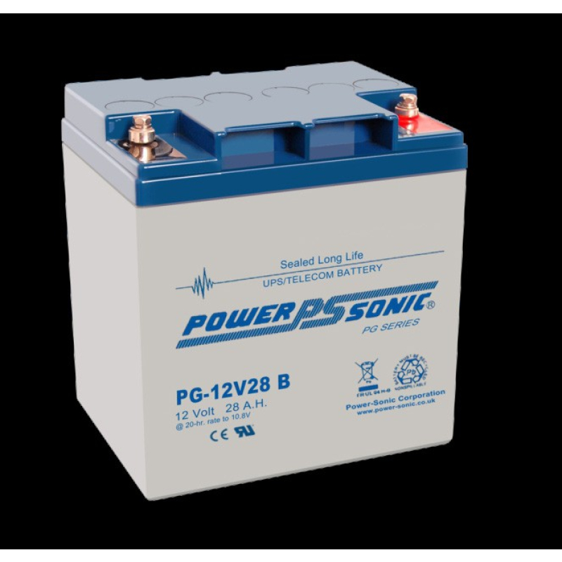 Batteria Piombo 12V 28Ah Power Sonic (165X125X175) (PG12V28)