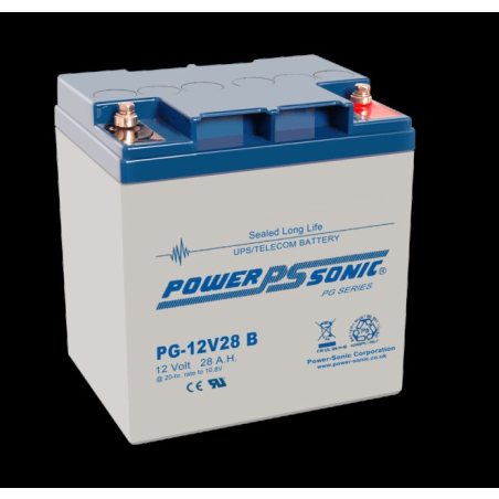Battery Lead 12V 28Ah Power Sonic (165X125X175) (PG12V28)