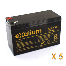 Batteria Piombo 12V 7Ah EXALIUM (151X65X102) (EXA7-12-C5)