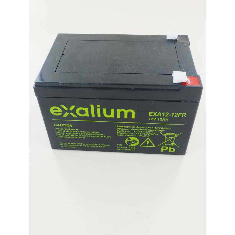 Battery Lead 12V 12Ah EXALIUM (151X98X98) F2 (EXA12-12FR)