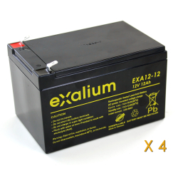 Battery Lead 12V 12Ah EXALIUM (151X98X98) (EXA12-12FR-C4)
