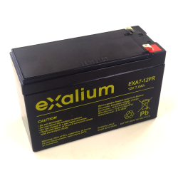 Batteria Piombo 12V 7Ah EXALIUM (151X65X94) F1 (EXA7-12FR)