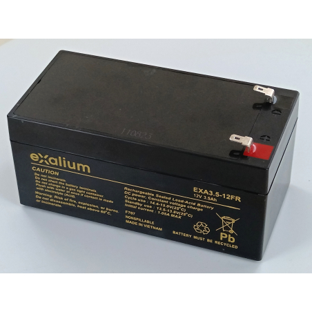 Batteria Piombo 12V 3Ah EXALIUM (134X67X66) (EXA3.5-12FR)