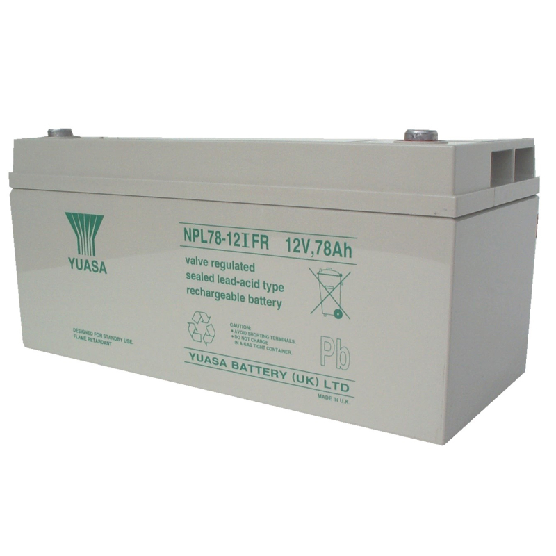 Batteria Piombo 12V 78Ah Yuasa (380X166X175) (NPL78-12IFR)