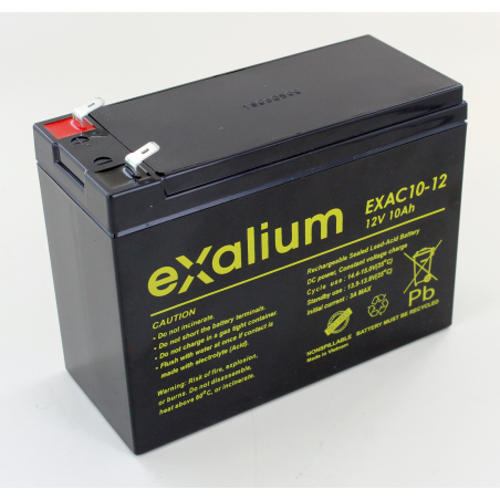Battery Lead 12V 10Ah EXALIUM (151X65X118) (EXAC10-12)