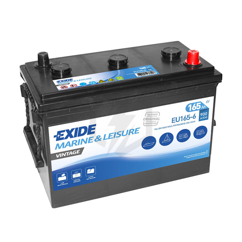 Battery of demarrage EXIDE vintage 6V 165Ah 900 A