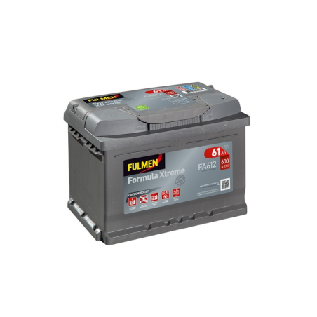 Batterie démarrage 12V 60Ah 600A FULMEN Formula Xtreme FA612