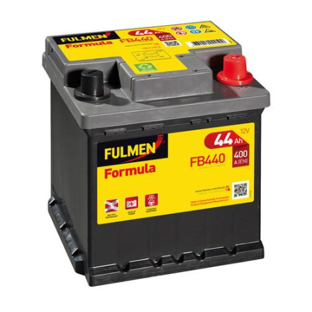 Batterie démarrage 12V 44Ah 400A FULMEN Formula FB440 + à droite