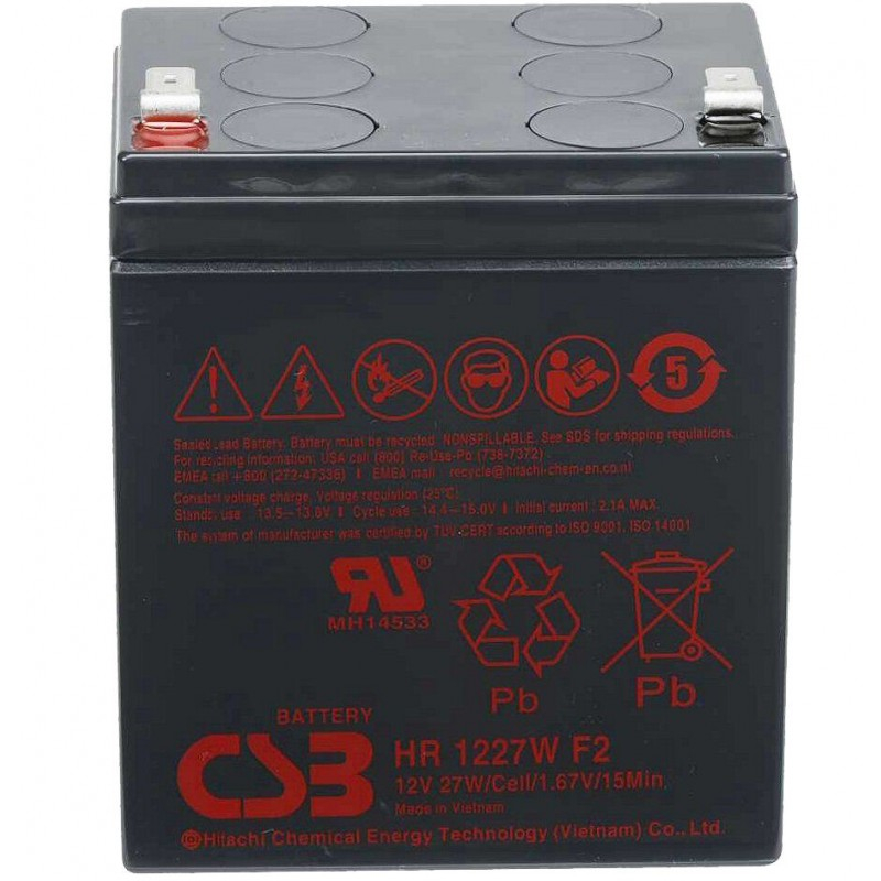Batterie 12V 27W (90x70x106) HR1227W