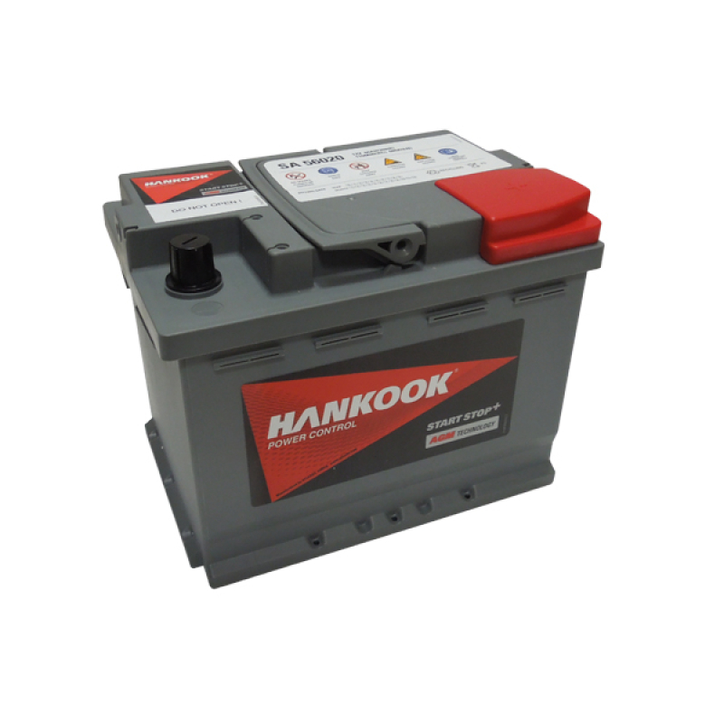 AGM start & stop Hankook 12V 60Ah battery (SA56020)