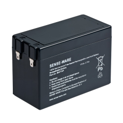 Batterie plomb 12V 2.7Ah BATT4P pour lampe detecteur de flame Sense-Ware T-229/4P