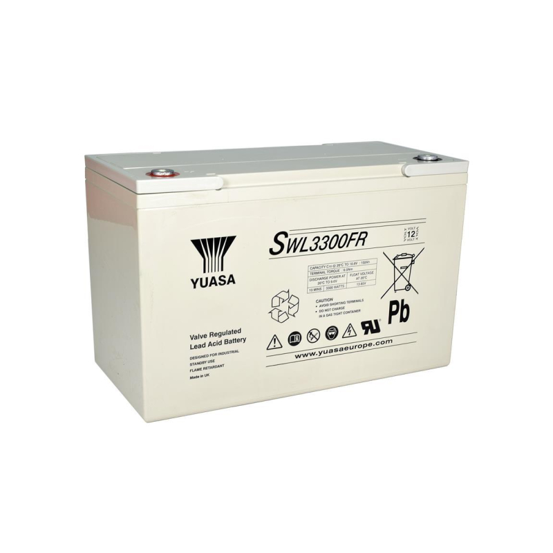 Battery Lead 12V 108Ah Yuasa (350X168X225) (SWL3300FR)