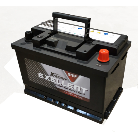 Batterie plomb démarrage 12V 74Ah 680A +D sans entretien