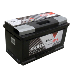 Batterie plomb démarrage 12V 80Ah 720A sans entretien Exellent E4