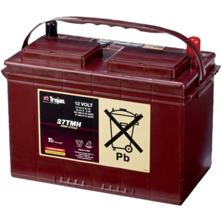 Battery Lead 12V 115Ah Trojan (326X168X247) (27TMH)