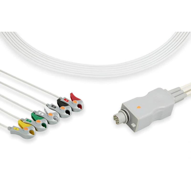 Cavo di telemetria IEC Finitura morsetto a 5 fili per LX-7120 FUKUDA (CMT-03FTH-0.8D)