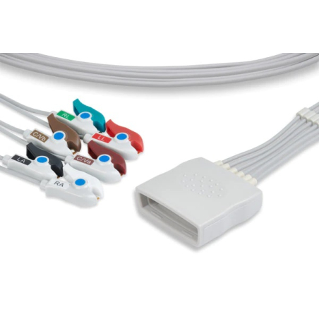 IEC 6-way clamp telemetry cable (without SPO2) for MX40 PHILIPS
