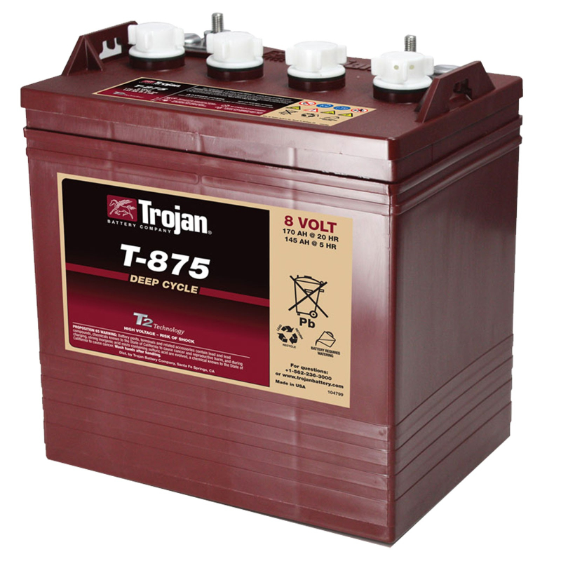 Batteria Piombo 8V 170Ah Trojan (259X179X283) (T-875)