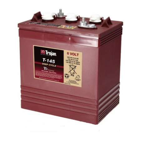 Batteria Piombo 6V 260Ah Trojan (262X181X302) (T-145)